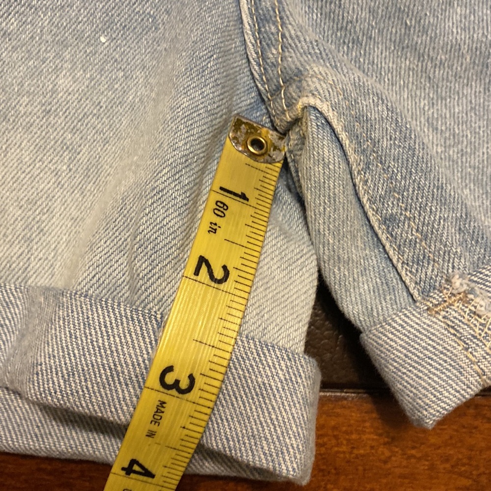 KanCan light wash shorts New size large hi rise - Picture 6 of 6